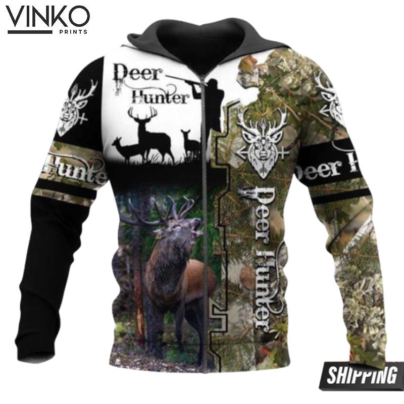 Deer Hunting Camo Hoodie