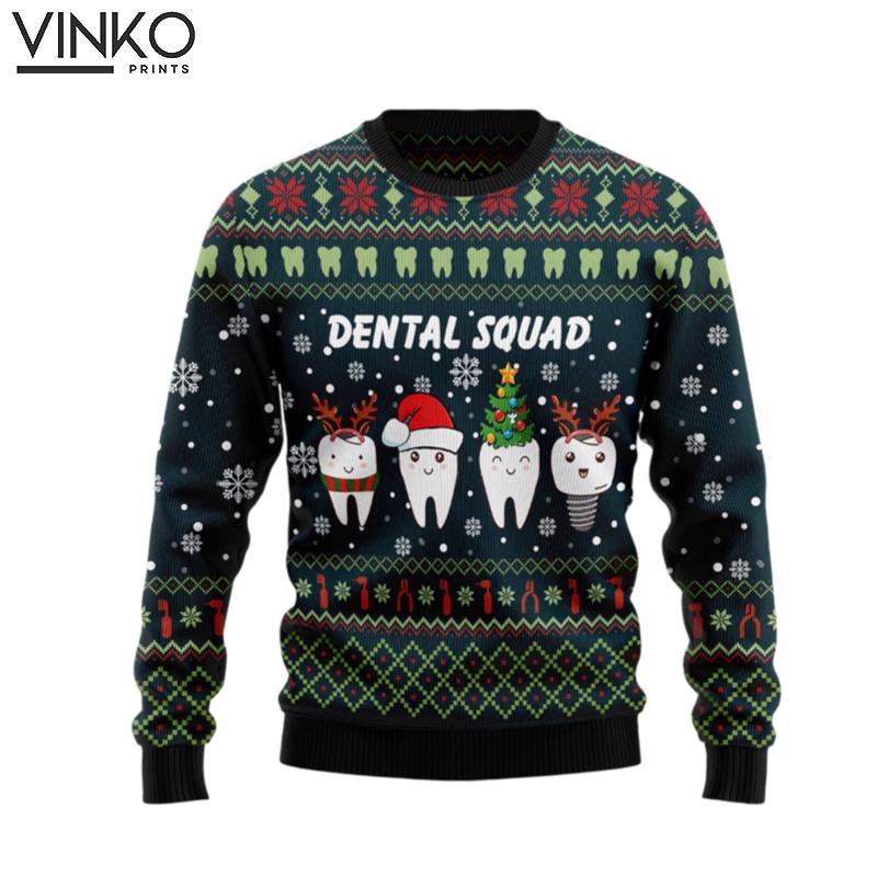 Dental Squad D1211 Ugly Christmas Sweater