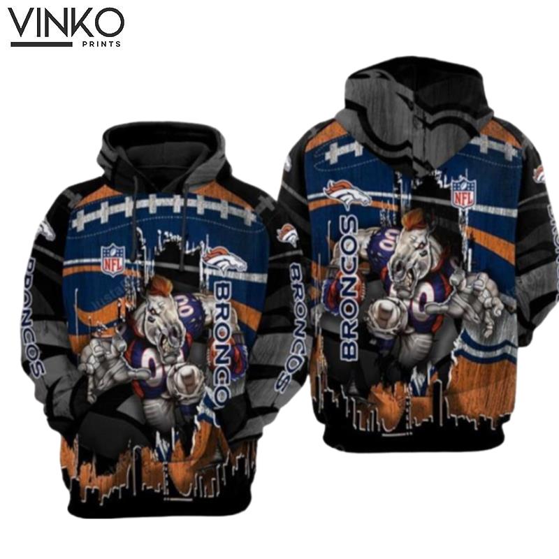 Denver Broncos Nfl Football Limeted Denver Broncos Hoodie