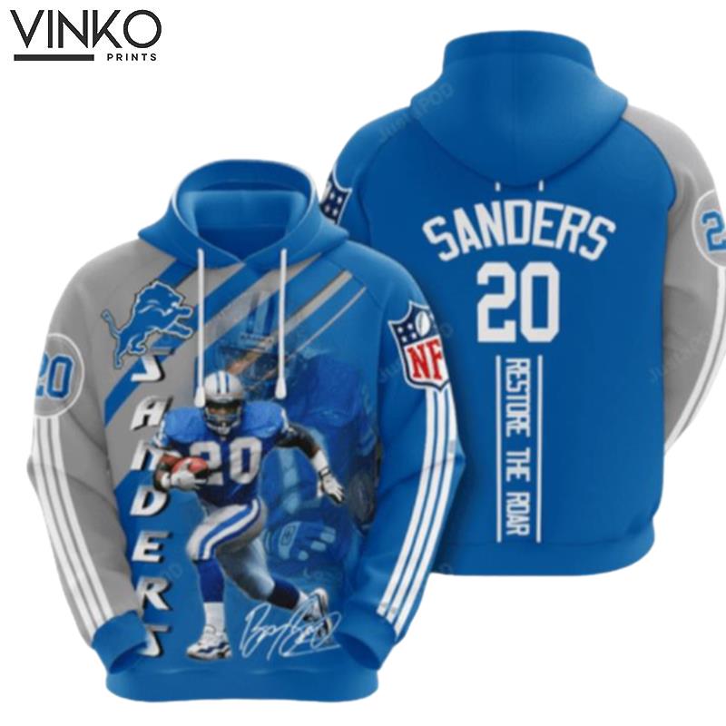 Detroit Lions Barry Sanders Hoodie