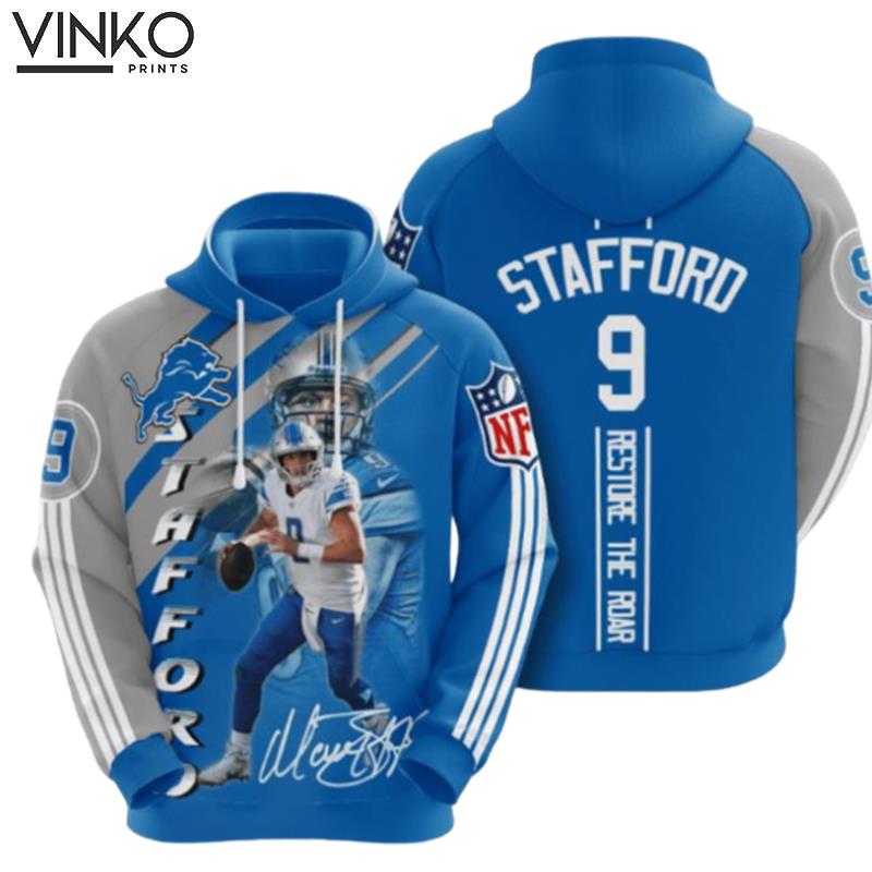 Detroit Lions Matthew Stafford 1 Hoodie