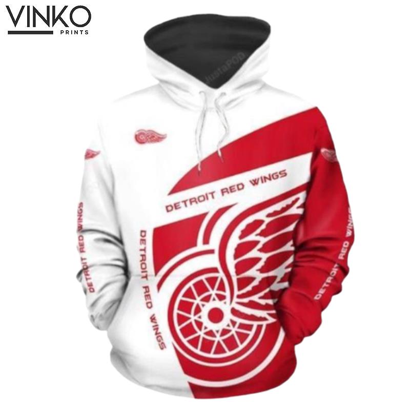 Detroit Red Wings And Pered Custom Detroit Red Wings Graphic Hoodie