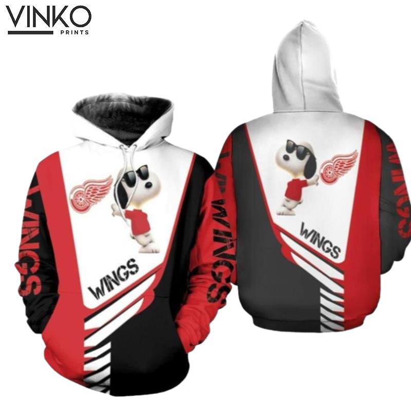 Detroit Red Wings Snoopy For Lover T 5620 Hoodie