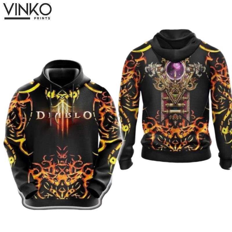 Diablo Iii Class Crests 1050 Hoodie