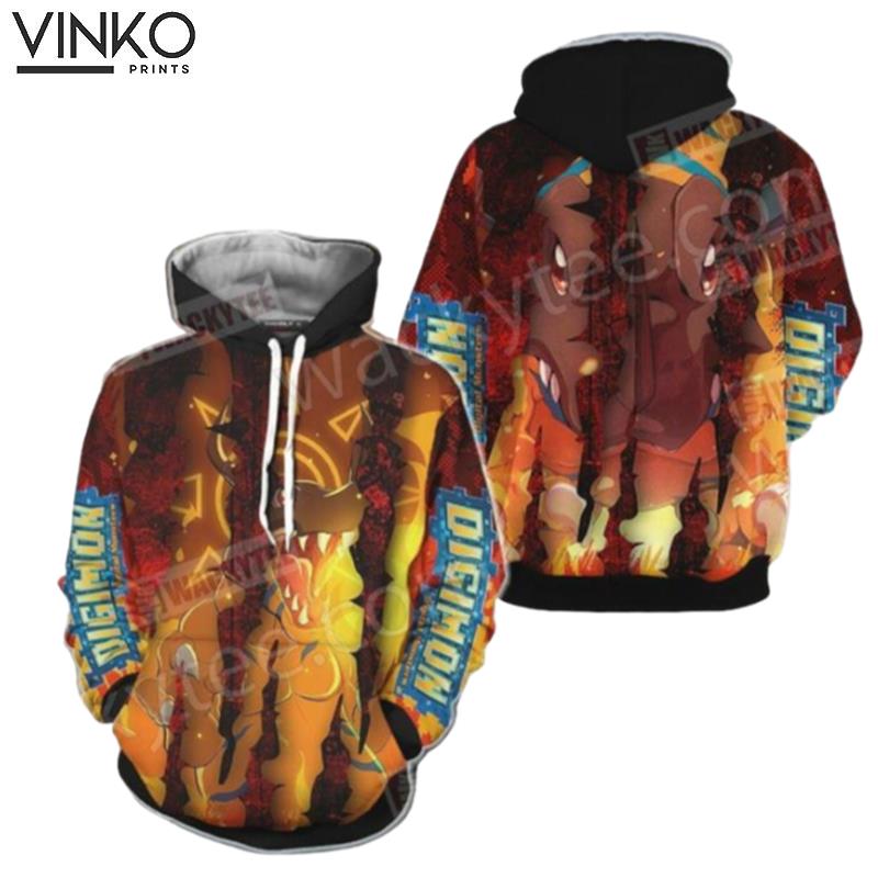 Digimon Greymon New 3500 Hoodie