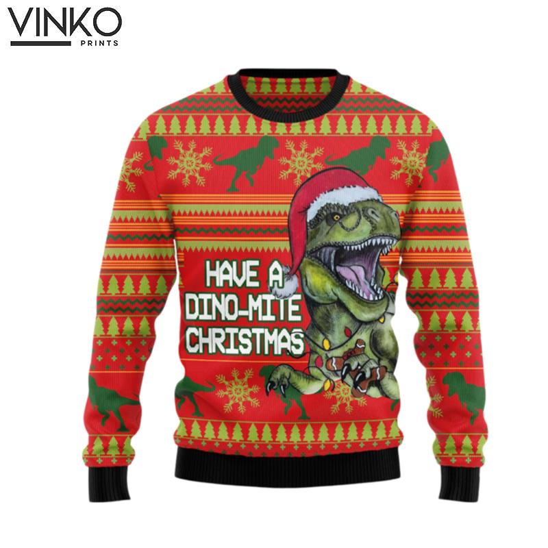 Dinosaur Funny T0511 Ugly Christmas Sweater