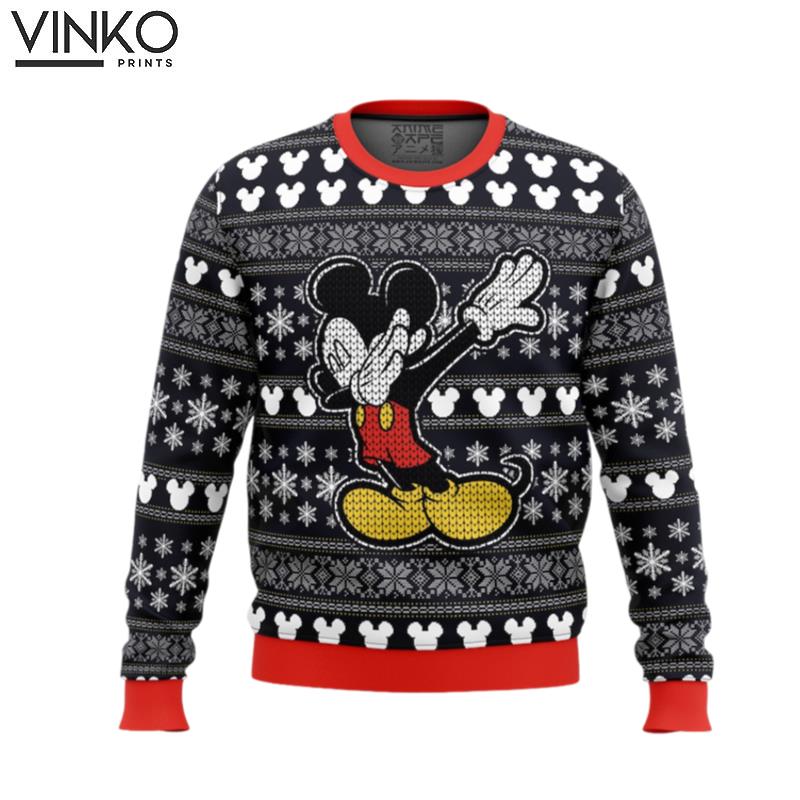 Disney Mickey Dabbing Christmas Gift Christmas Ugly Christmas Sweater