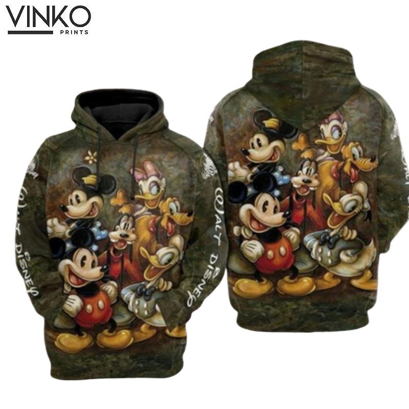 Disney Mickey Minnie Donald Daisy Hoodie