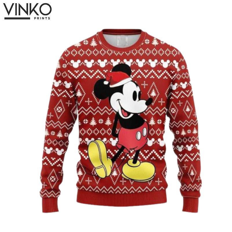 Disney Mickey Mouse Ugly Christmas Sweater