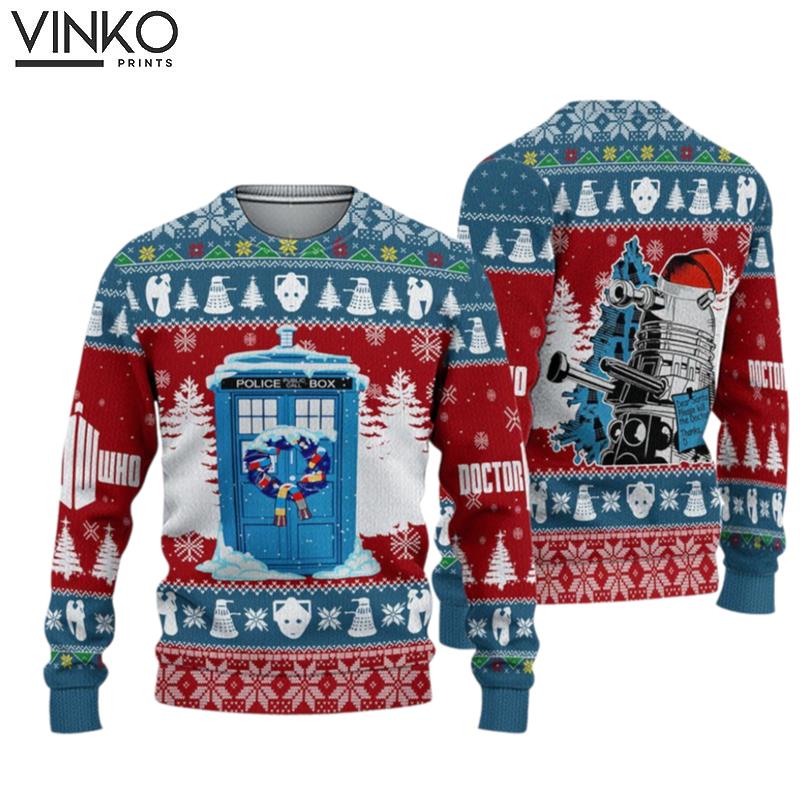 Doctor Who Merry Ugly Christmas Sweater