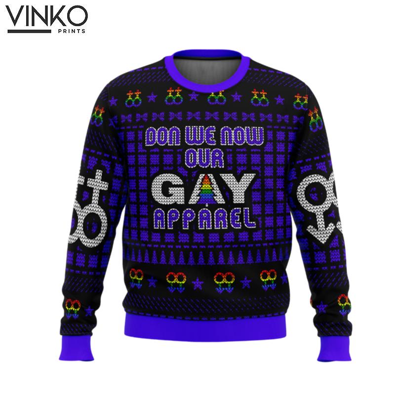 Don We Now Our Gay LGBT Ugly Christmas Sweater