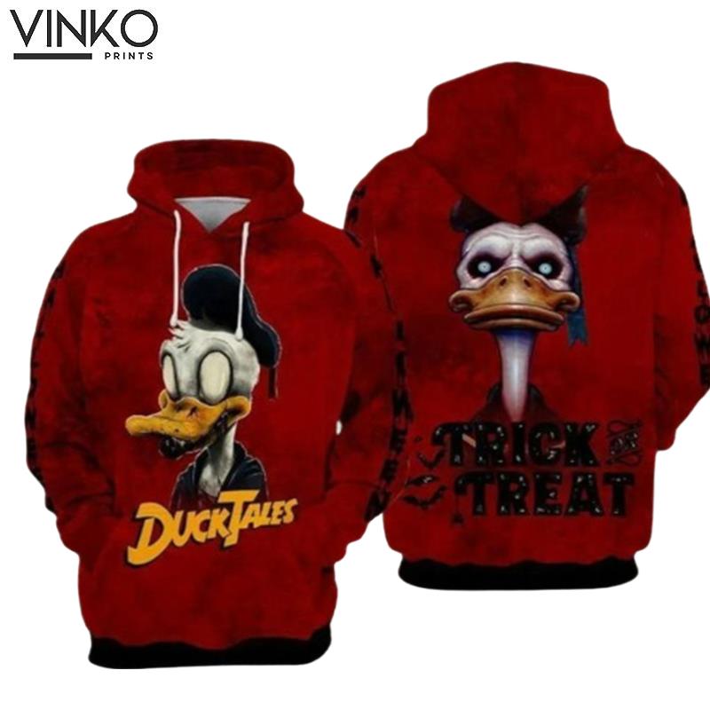 Donal Duck Zombie Halloween Hoodie