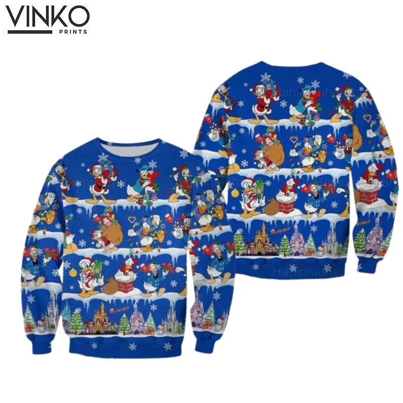 Donald Disney Donald Donald Duck Christmas Ugly Christmas Sweater