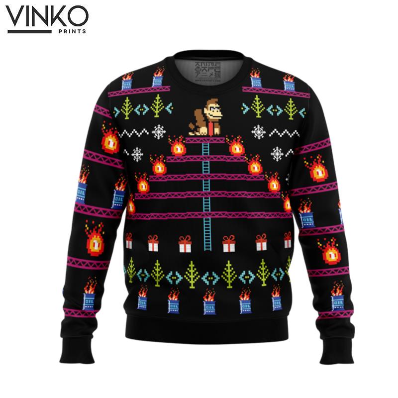 Donkey Kong Ugly Christmas Sweater