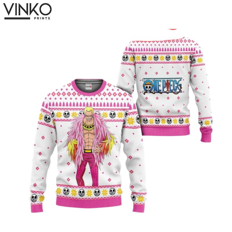 Donquixote Doflamingo One Piece Ugly Christmas Sweater