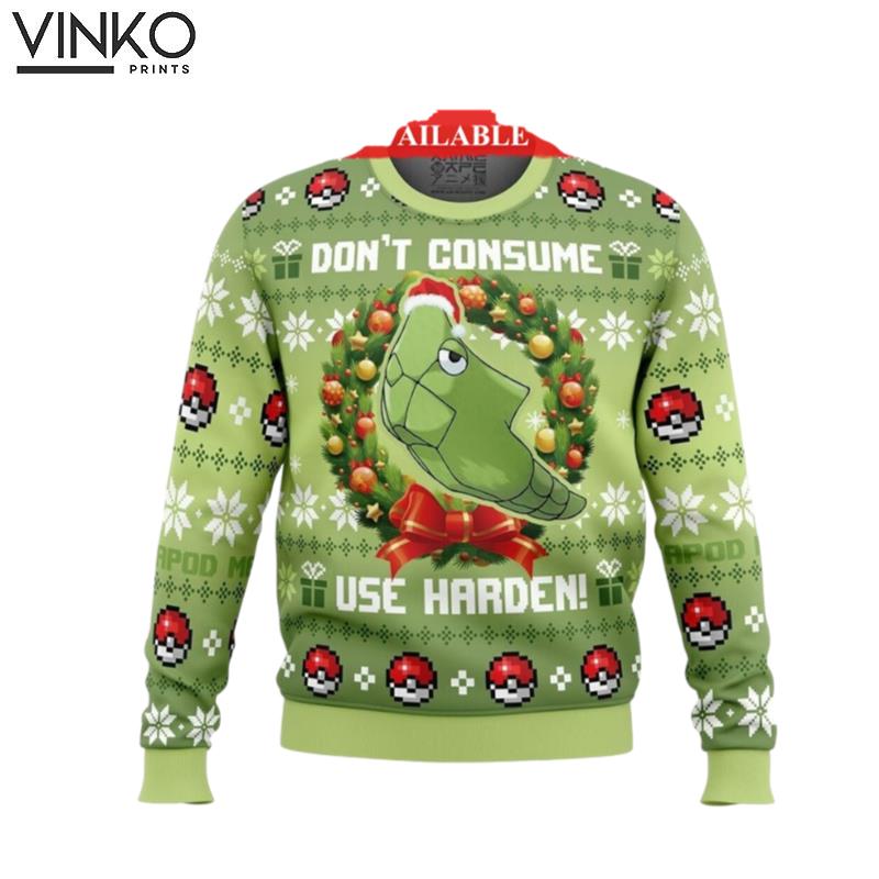 Dont Consume PKM Ugly Christmas Sweater