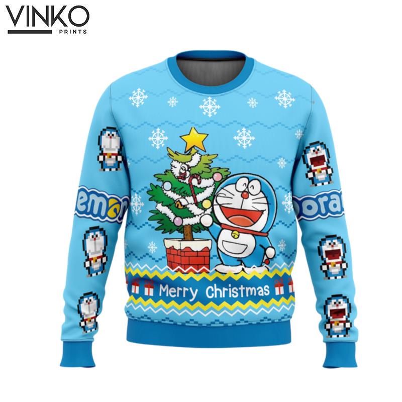 Doraemon Ugly Christmas Sweater