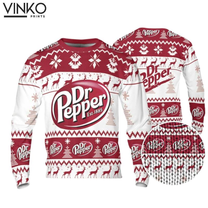 Dr Pepper Beer Beer Lover Ugly Christmas Sweater