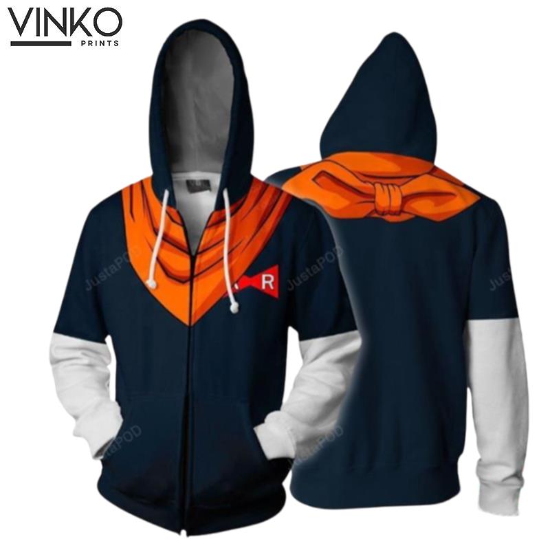 Dragon Baal Z Android 17 Cosplay Hoodie