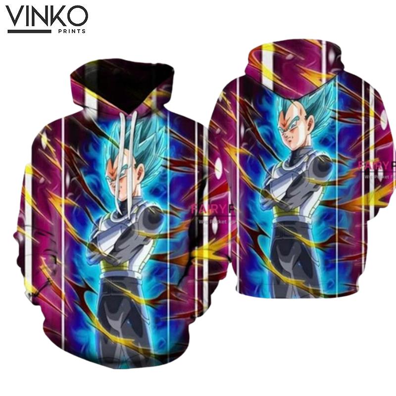 Dragon Ball Super Cool Warrior Prince Vegeta Hoodie