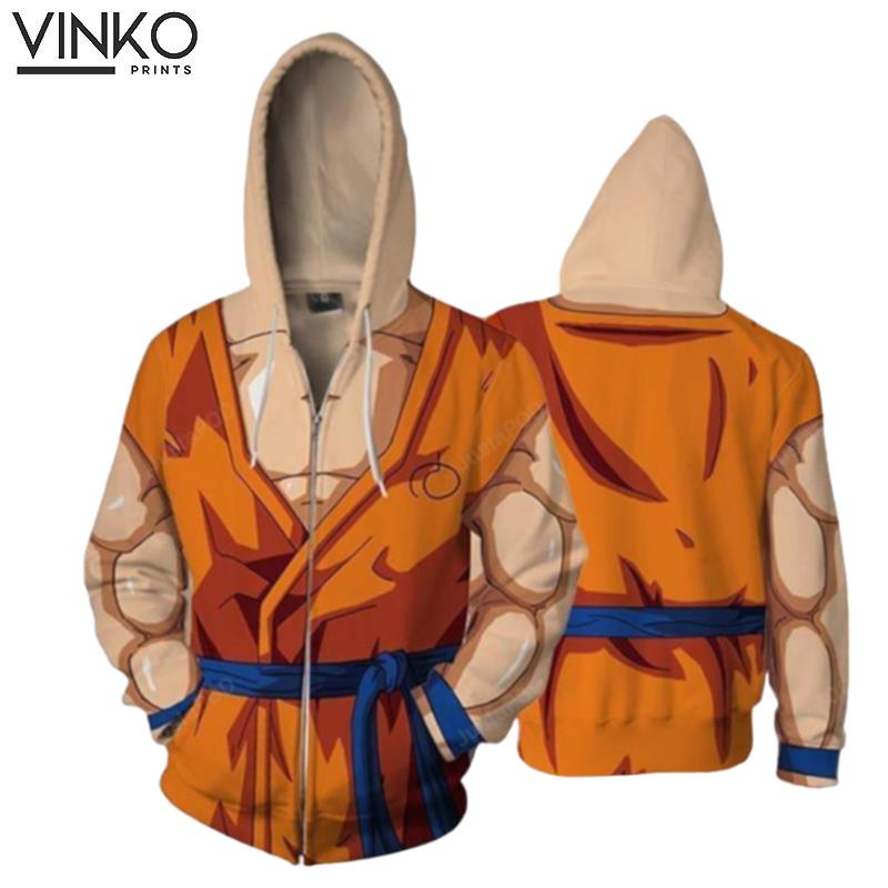 Dragon Ball Z Goku Battle Cosplay Hoodie