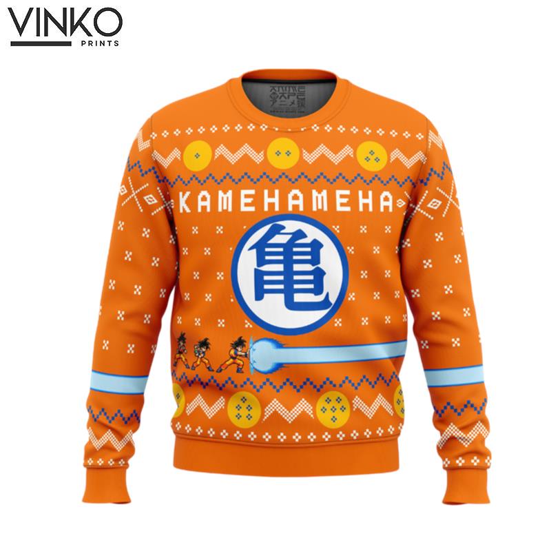 Dragon Ball Z Kamehameha Ugly Christmas Sweater