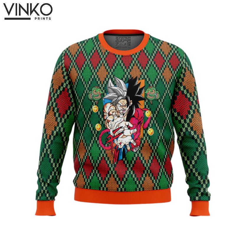 Dragon Ball Z SSJ4 Goku Ugly Christmas Sweater