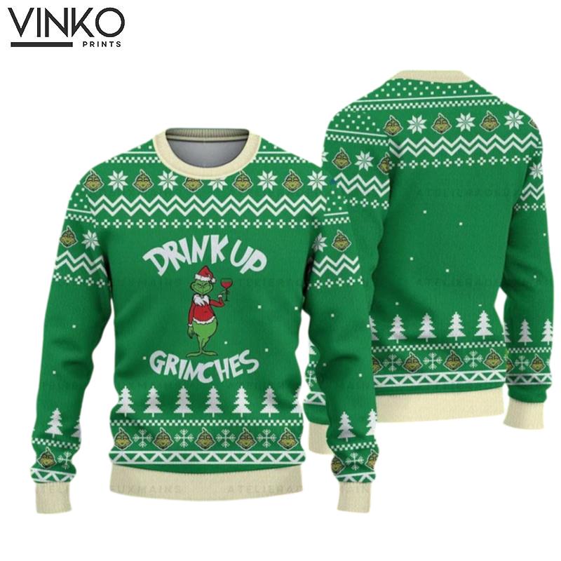 Drinkup Griinches Christmas Ugly Christmas Sweater