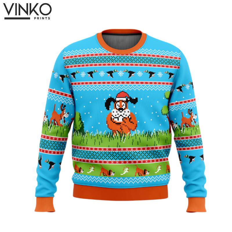 Duck Hunt Ugly Christmas Sweater