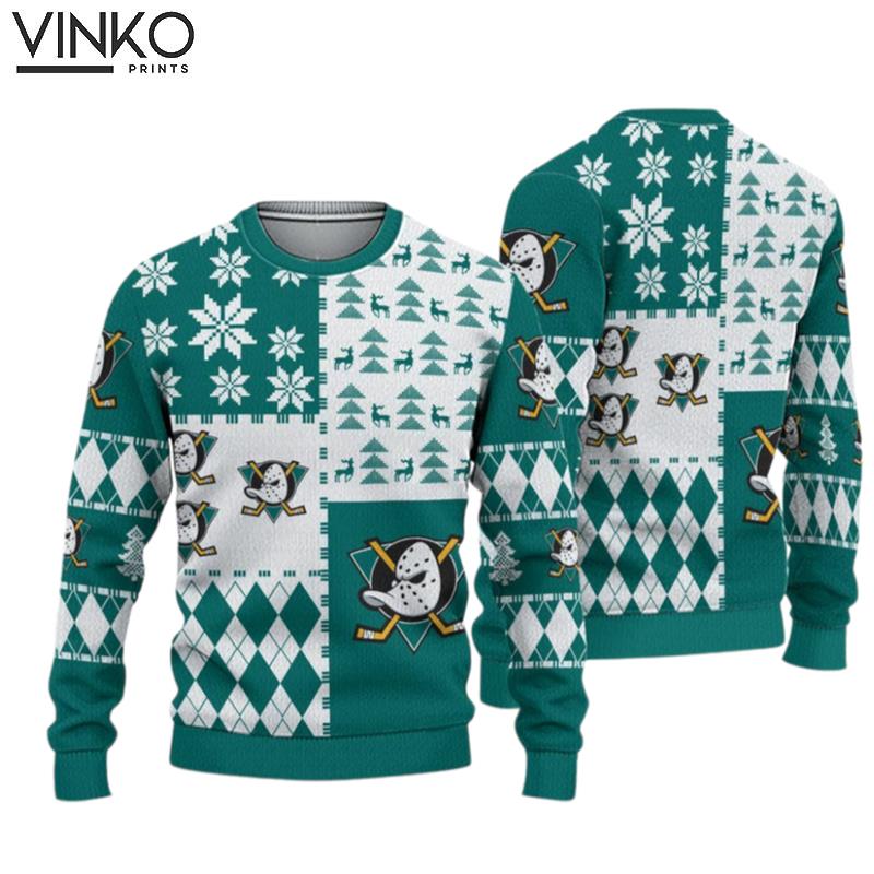 Ducks Ice Hockey Ugly Christmas Sweater