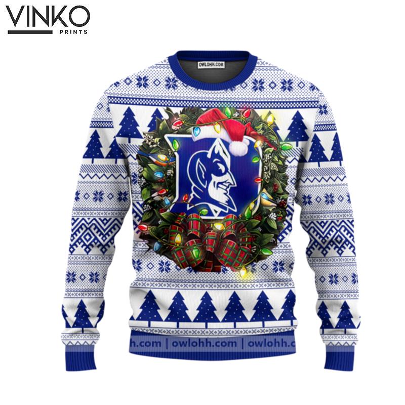 Duke Blue Devils Ugly Christmas Sweater