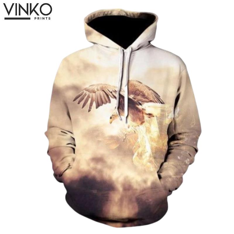 Eagle And Pered Custom Eagle Graphic Hoodie