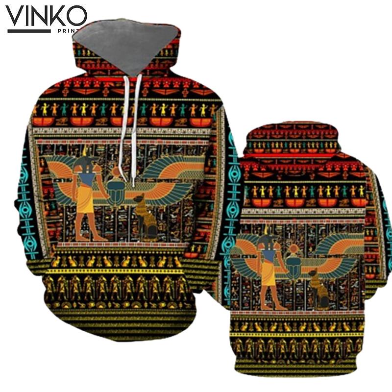 Eguptian Gods Ancient Anubis Tattoo Hoodie