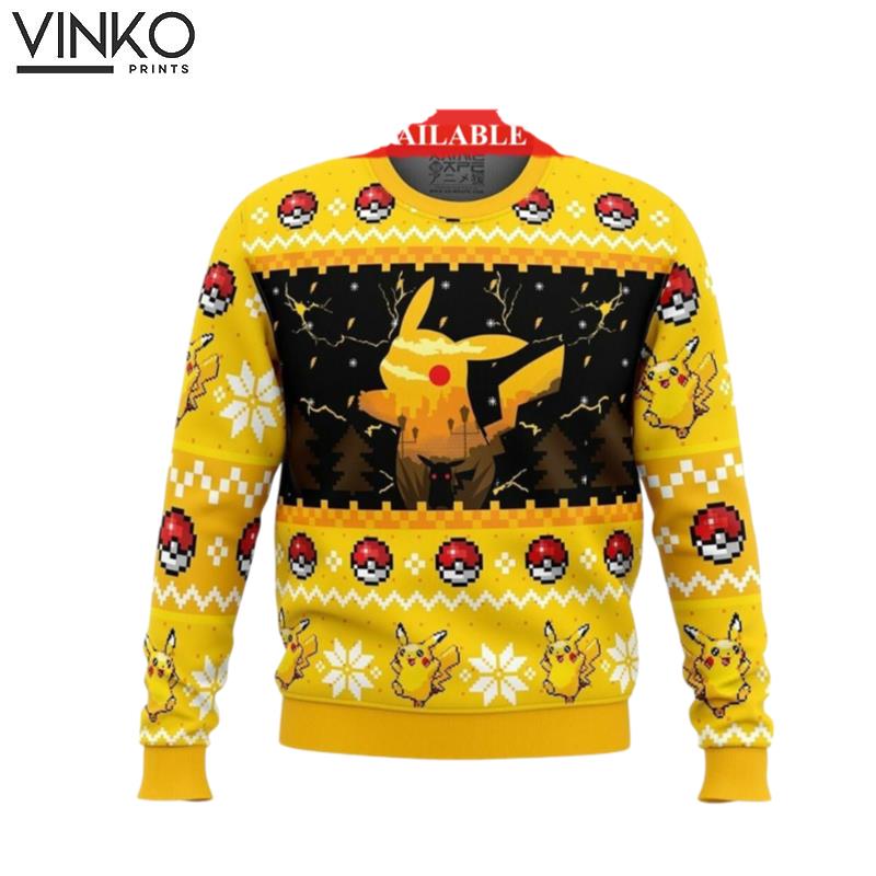 Electric Monster PKM Ugly Christmas Sweater