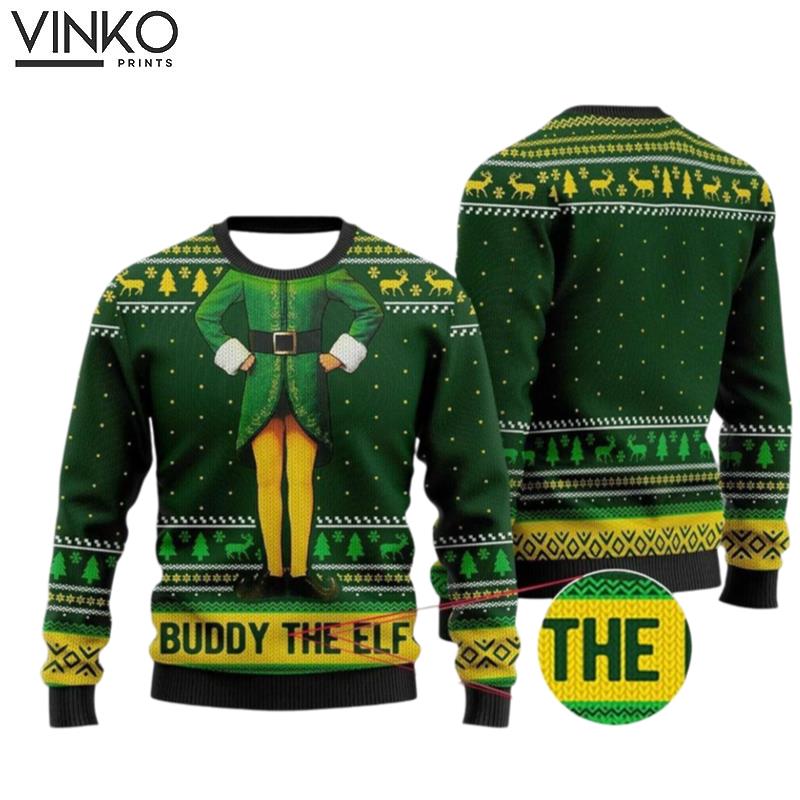 Elf Buddy the Elf Ugly Christmas Sweater