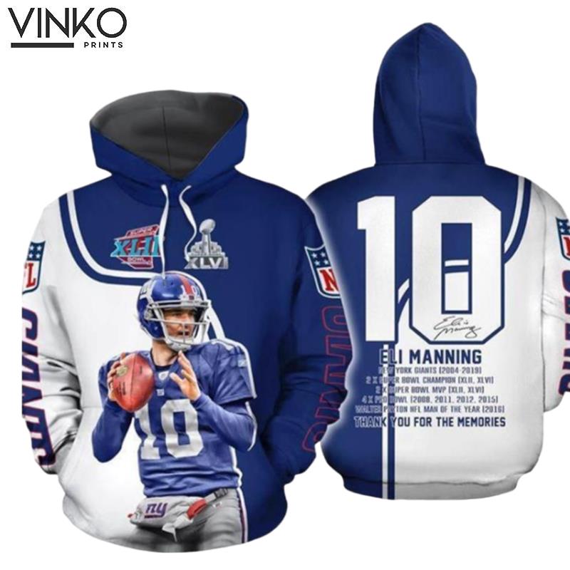 Eli Manning New York Giants Hoodie