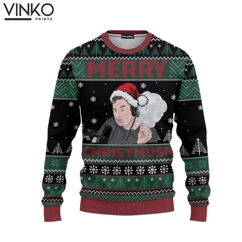 Elon Musk Ugly Christmas Sweater