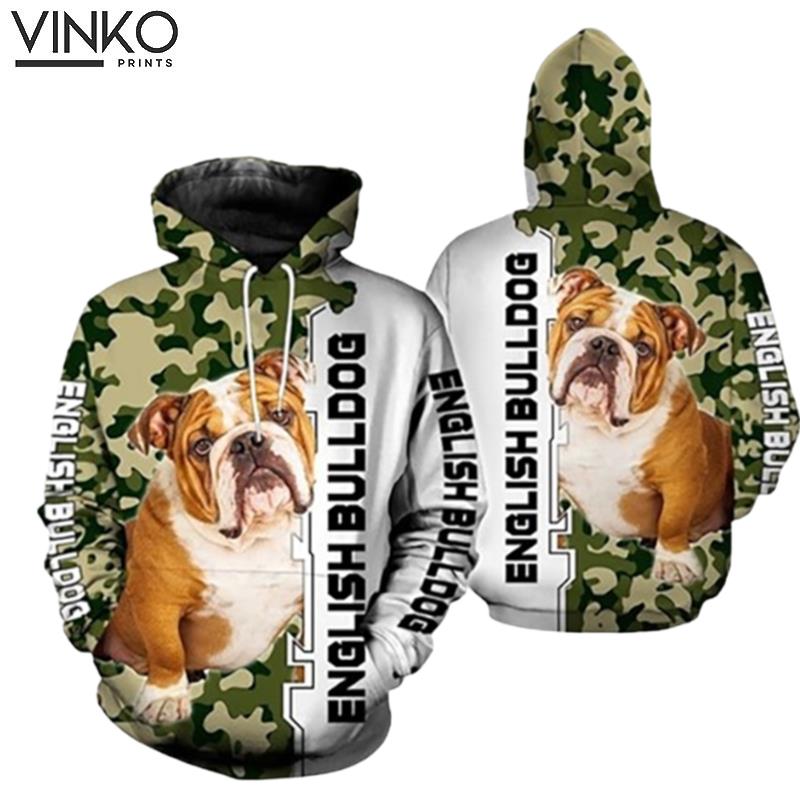 English Bulldog 2 Hoodie