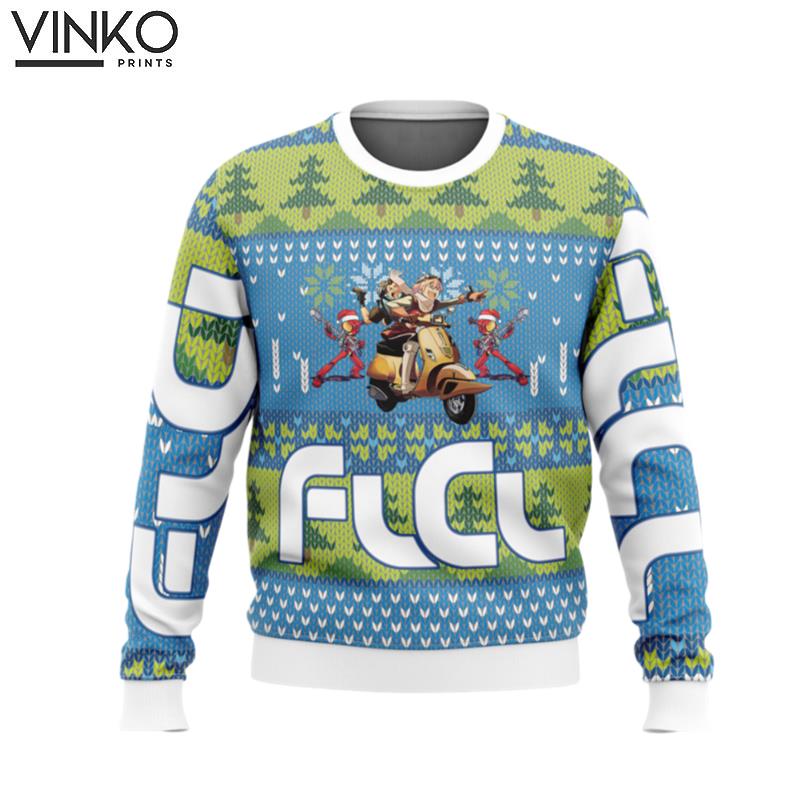 FLCL Fooly Cooly Alt Ugly Christmas Sweater