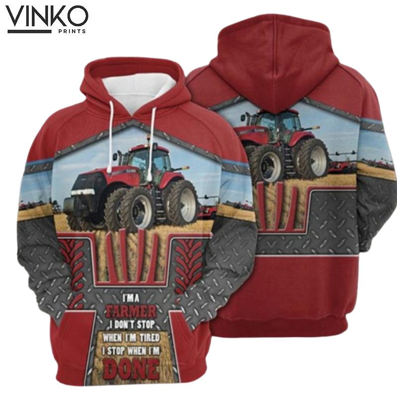 Farmer And Tractor Hoodie