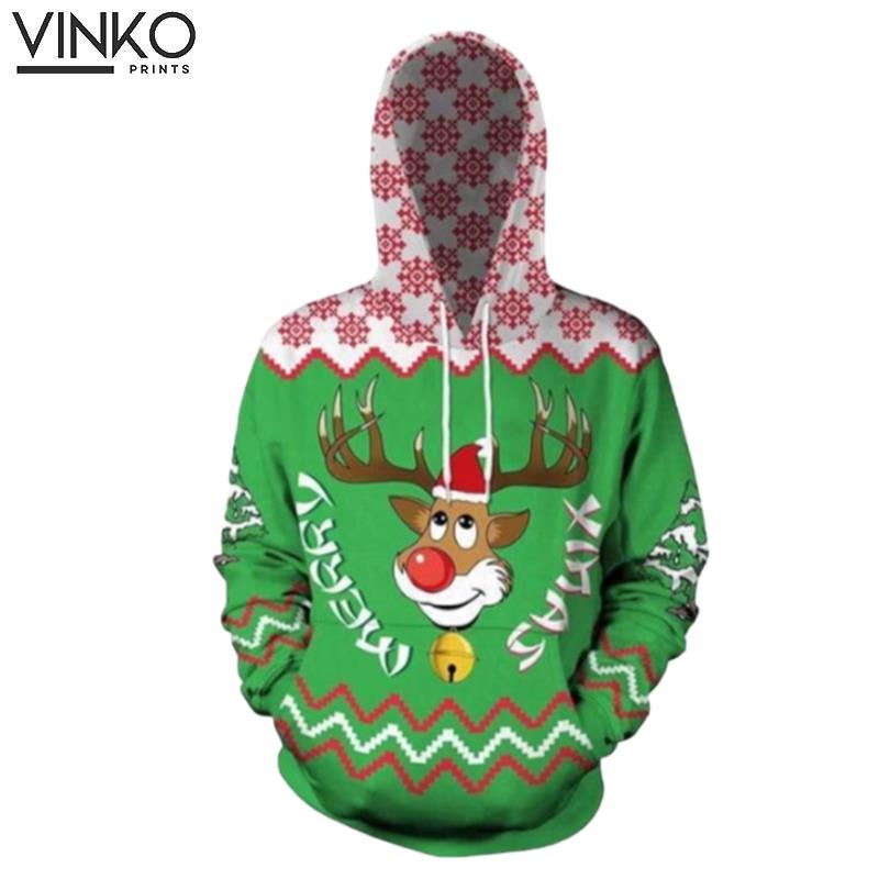 Fashion Reindeer Hoodie