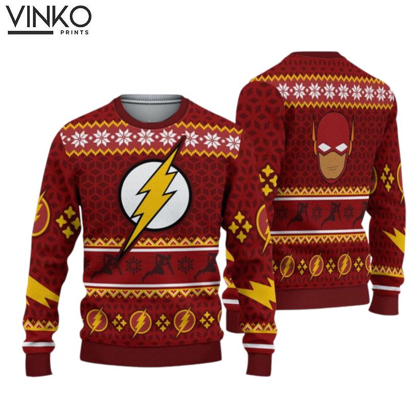 Fast Christmas The Flashs DC Comics Ugly Christmas Sweater