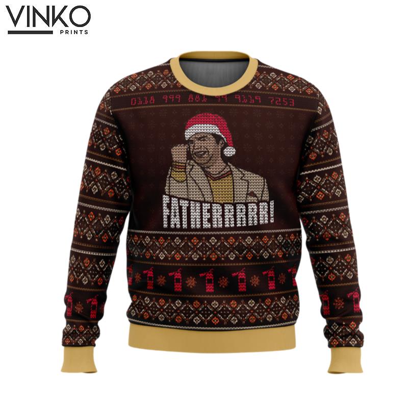 Fatherrrr The IT Crowd Ugly Christmas Sweater