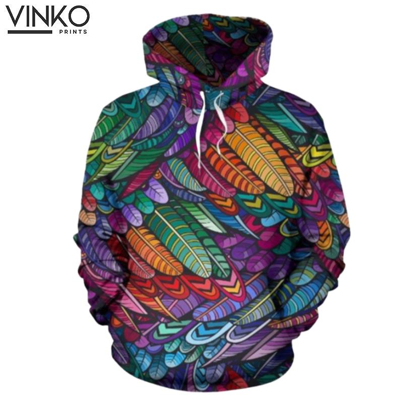 Feather Multicolor Hoodie