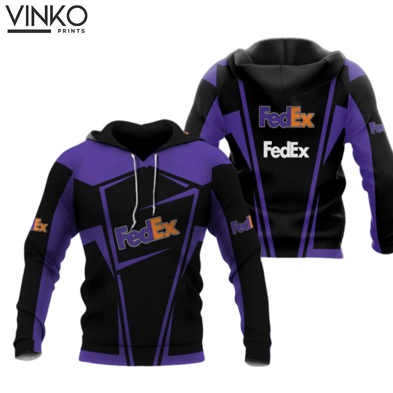 Fedex Black And Purple 1 Hoodie