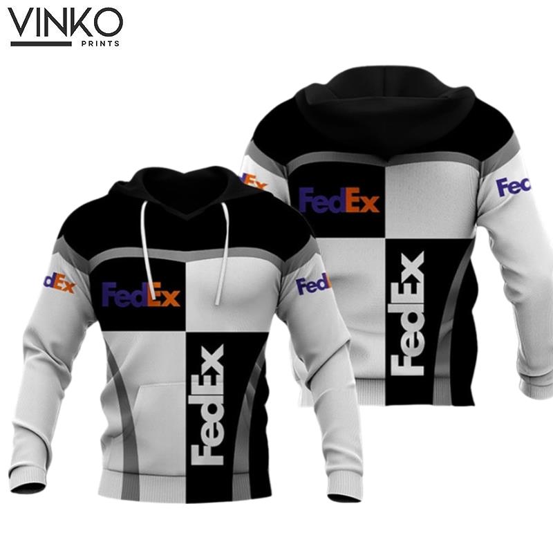 Fedex Express Purple Half 16 Hoodie