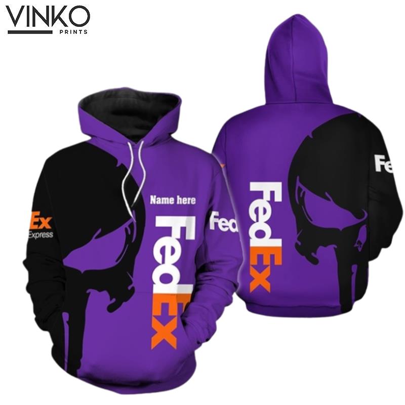 Fedex Skull Express Hoodie Hoodie