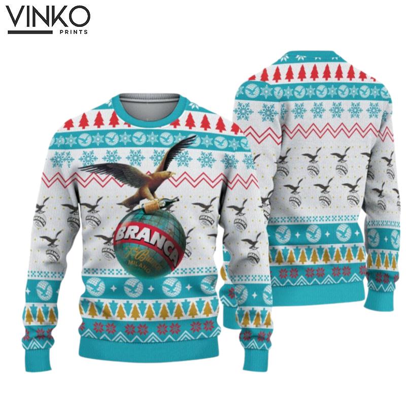 Fernet Branca Ugly Knitted Christmas Fernet Branca Ugly Xmas 3D Ugly Christmas Sweater