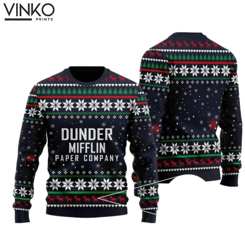 Fictional Company Quotes 3D Shirt TV Series Ugly Christmas Sweater