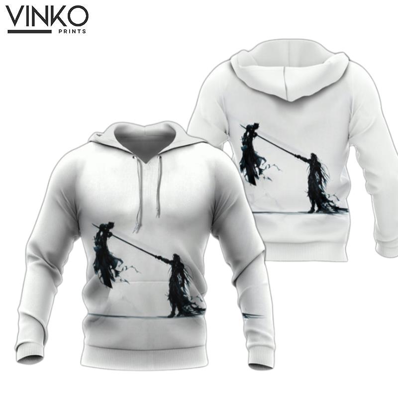 Final Fantasy 7 Sephiroth Vs Cloud Ff7 Clothes Hoodie